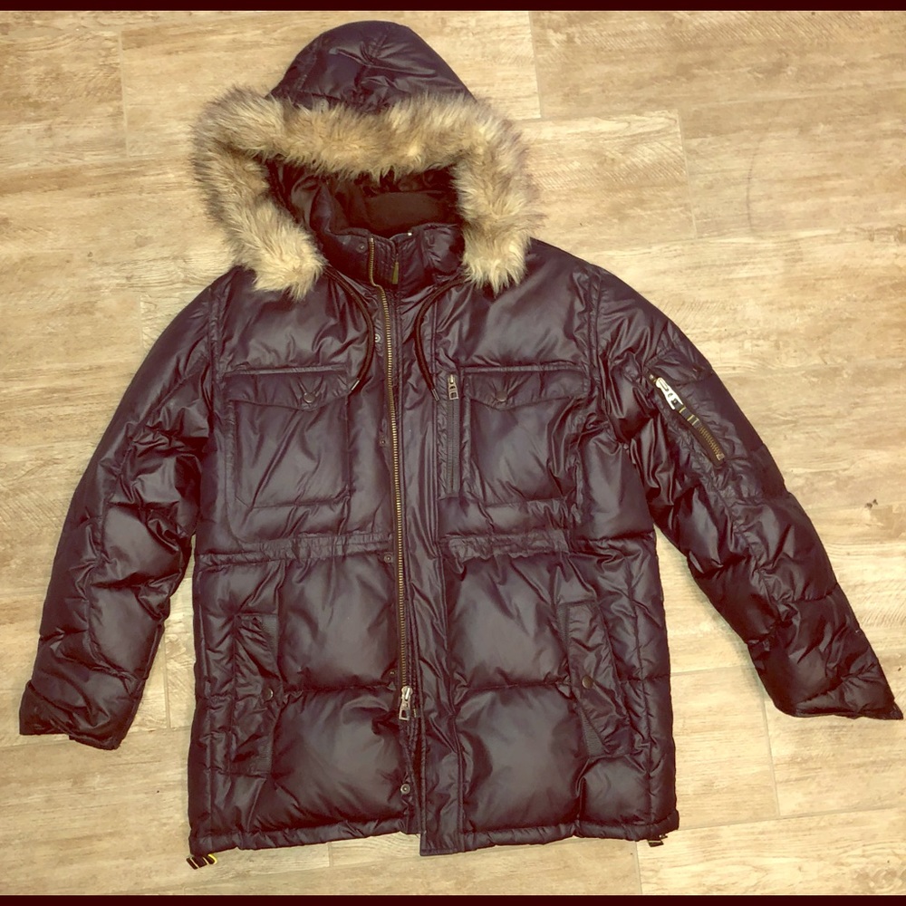 Navy Blue Men’s Parka